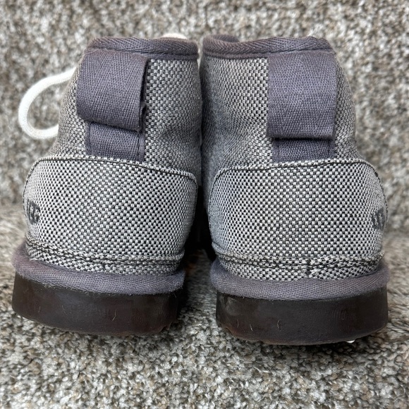UGG Neumel Men’s Gray Fur Lined Lace Up Chukka Boot Size 9‎ main image 7
